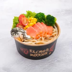 Salmon Sashimi Udon