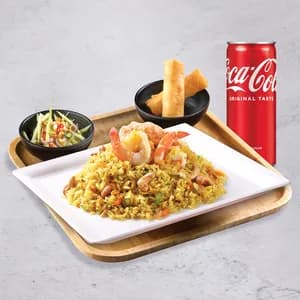 Pineapple Fried Rice with Prawn Set 菠萝海鲜