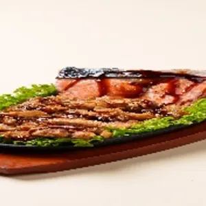 8 Grilled Salmon + Chicken Cutlet