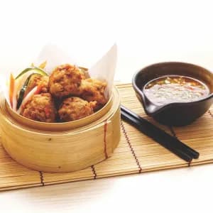 Homemade Crunchy Water Chestnut Meatballs