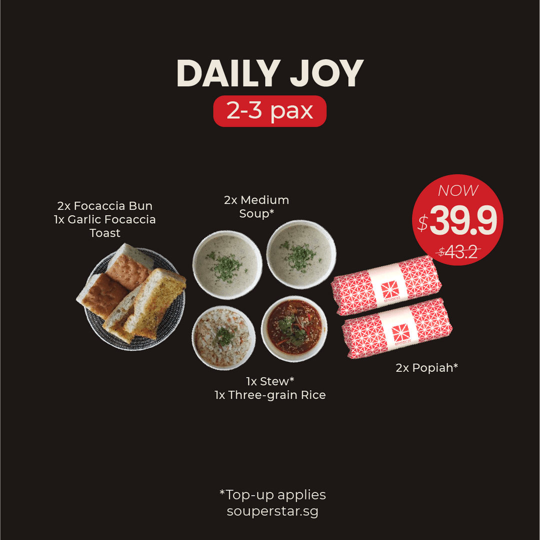 Daily Joy Bundle (2-3pax)from