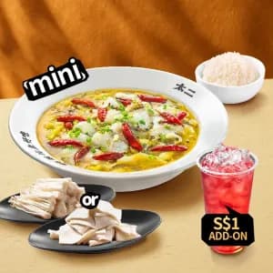 1 Person Set(Suancai & Snakehead Fish and Rice) 单人餐(黑鱼酸菜鱼+米饭)