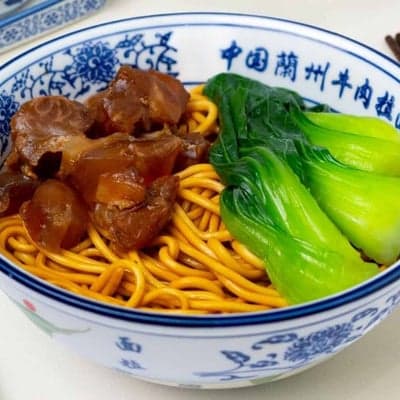 Dry Beef Tendon Noodles 干拌牛筋面