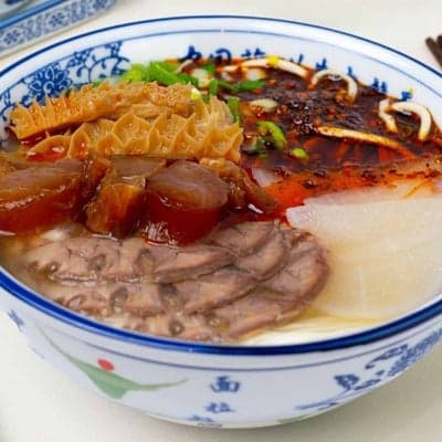 Mala Three Treasure Noodles 麻辣三宝面