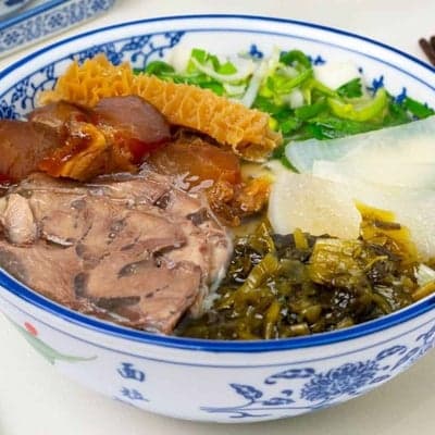 Sauerkraut Three Treasure Noodles 酸菜三宝面