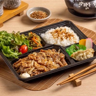 Beef Shogayaki Bento (D)