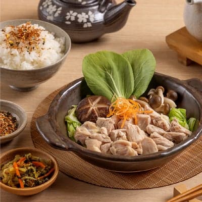 Chicken Nabe with Rice (D)