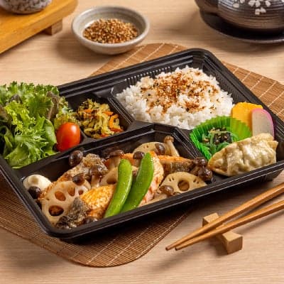 Salmon Teriyaki Bento (D)