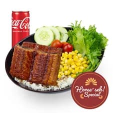 Double Unagi Don & Coke