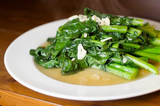 Baby Kailan with Minced garlic 蒜茸芥兰仔