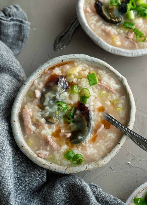Century Egg and Pork Congee 皮蛋瘦肉粥