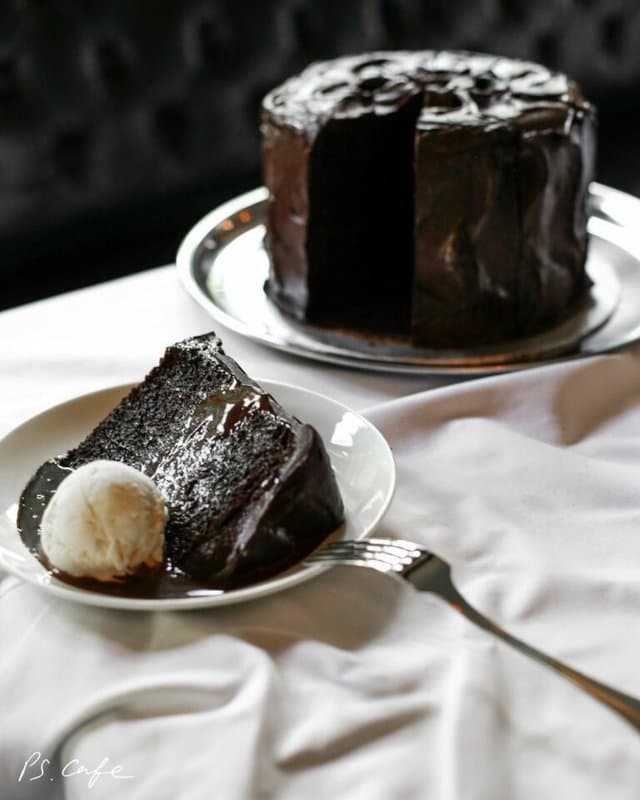 Chocolate Cherry Loaf Cake From