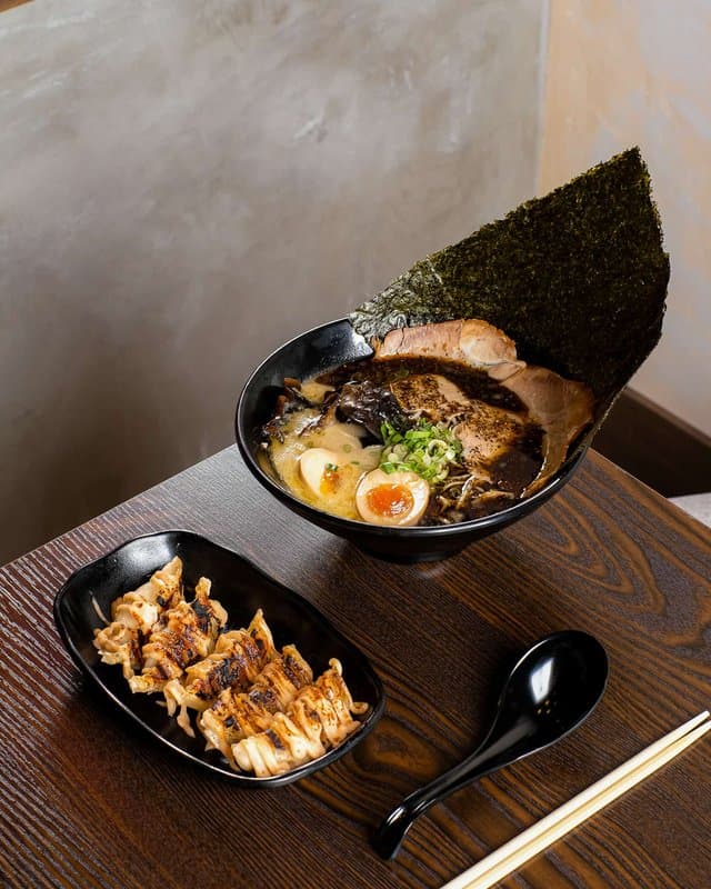 Garlic Tonkotsu Ramen with Ajitamago