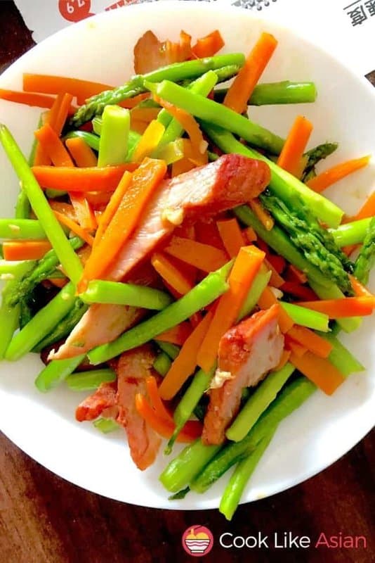 Pork with Asparagus