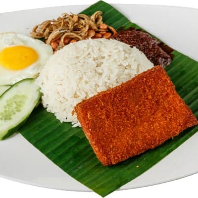 Nasi Lemak Fish Fillet Set