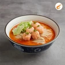 A3 Ebiko Prawn Paste Shrimp Ramen 鱼子虾滑虾皇汤面 - Set