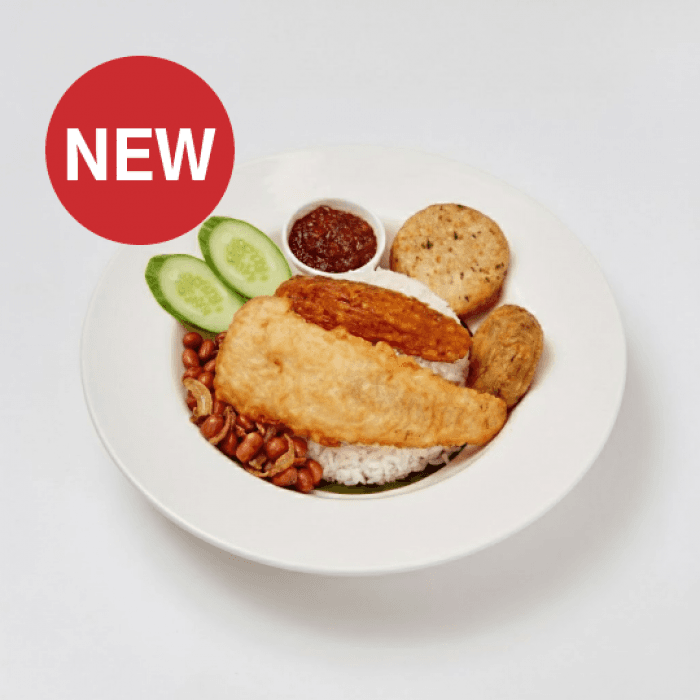 Fried Fish Nasi Lemak