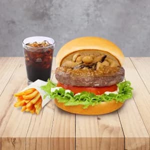 Deluxe Mushroom Wagyu Burger