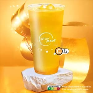 (L) Mango Green Tea
