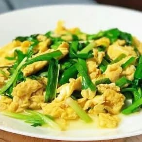 韭菜鸡蛋 Egg with leek