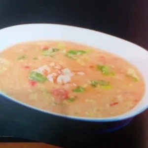 海鲜疙瘩汤 Seafood lump soup