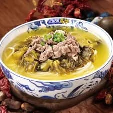 Pickled Cabbage Chicken Soup Noodles A2 酸菜鸡汤鸡丝面