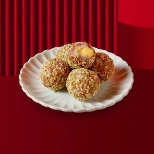 Fragrant Taro Lava Coconut Ball