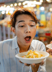 Restaurant food