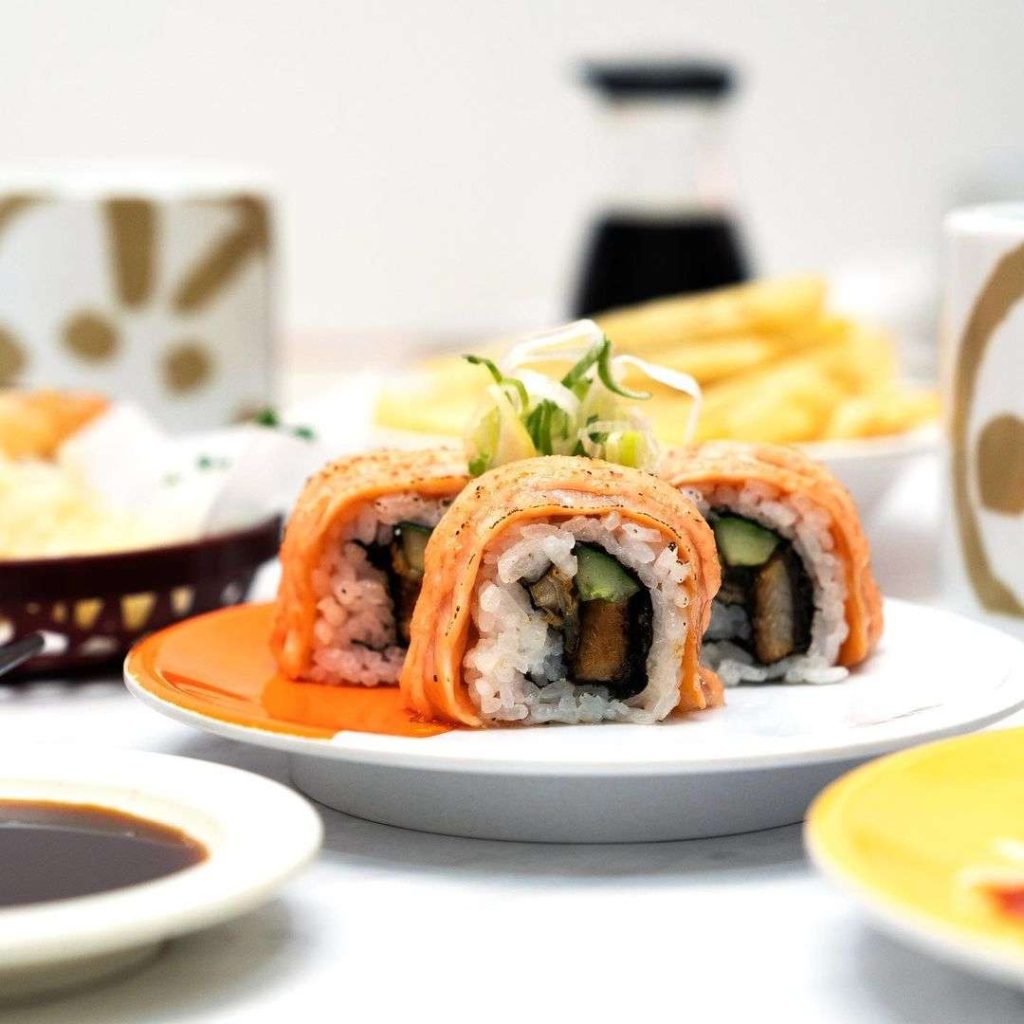 Genki Sushi Mentai Roll 