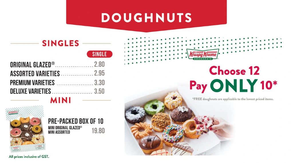 Latest Krispy Kreme Menu Prices & Outlets 2023