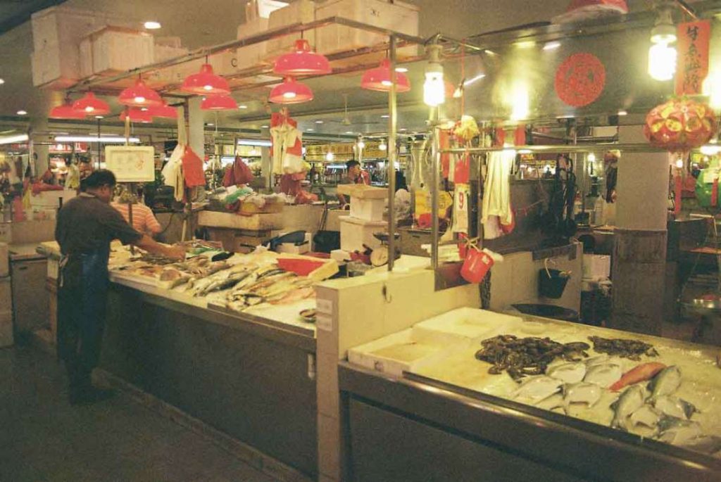 Fresh fish stall at Tiong Bahru Market Singapore 1