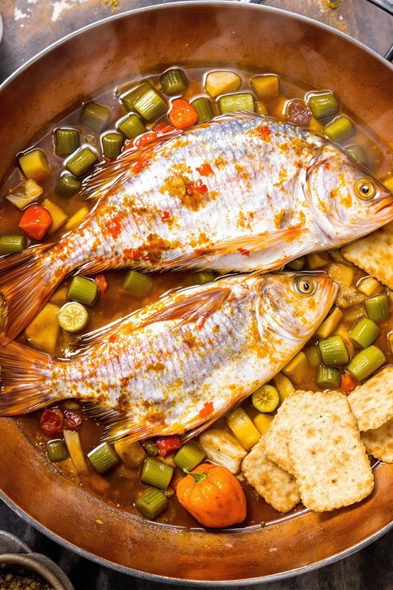 Caribbean Steamed Snapper Dish