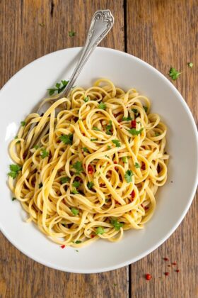 garlic oil pasta perfection