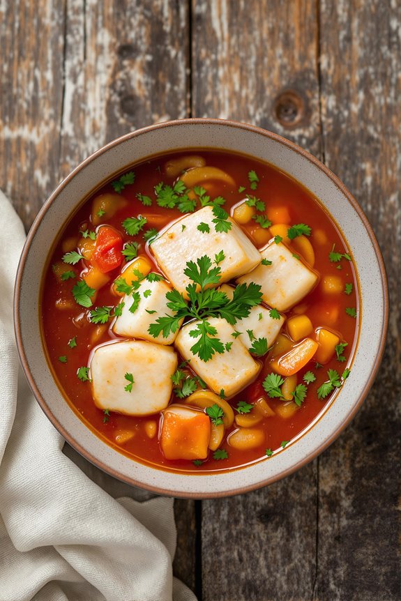 Hearty Tomato Fish Soup Recipe 1 Hearty Tomato Fish Soup