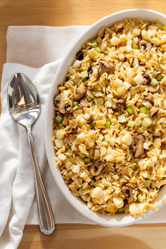 Mushroom Infused Savory Rice