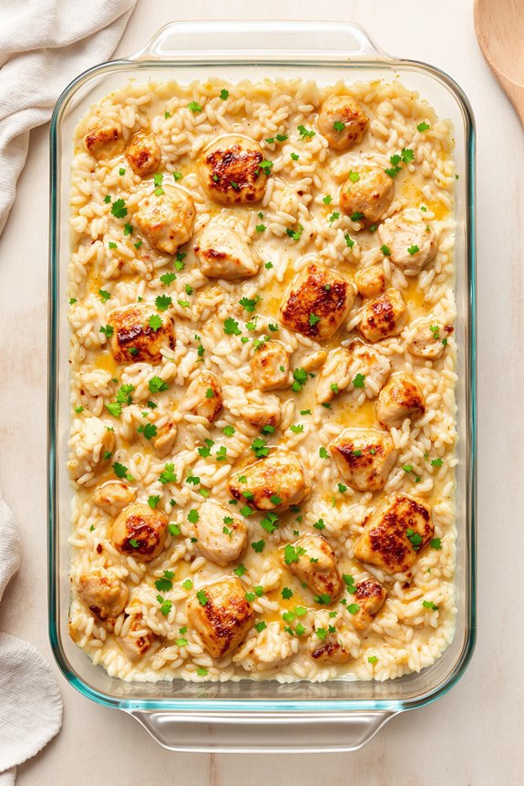 One Pot Chicken Rice Casserole