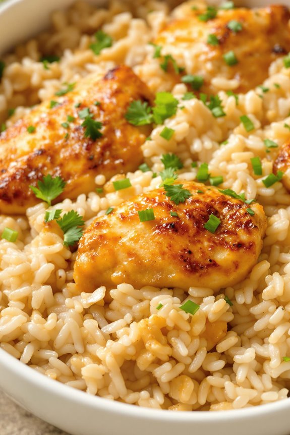 One-Pot Chicken Rice Casserole Recipe 1 One Pot Chicken Rice Casserole