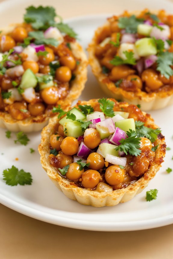 Spiced Chickpea Chole Canapes Recipe 1 Spiced Chickpea Canape Assembly