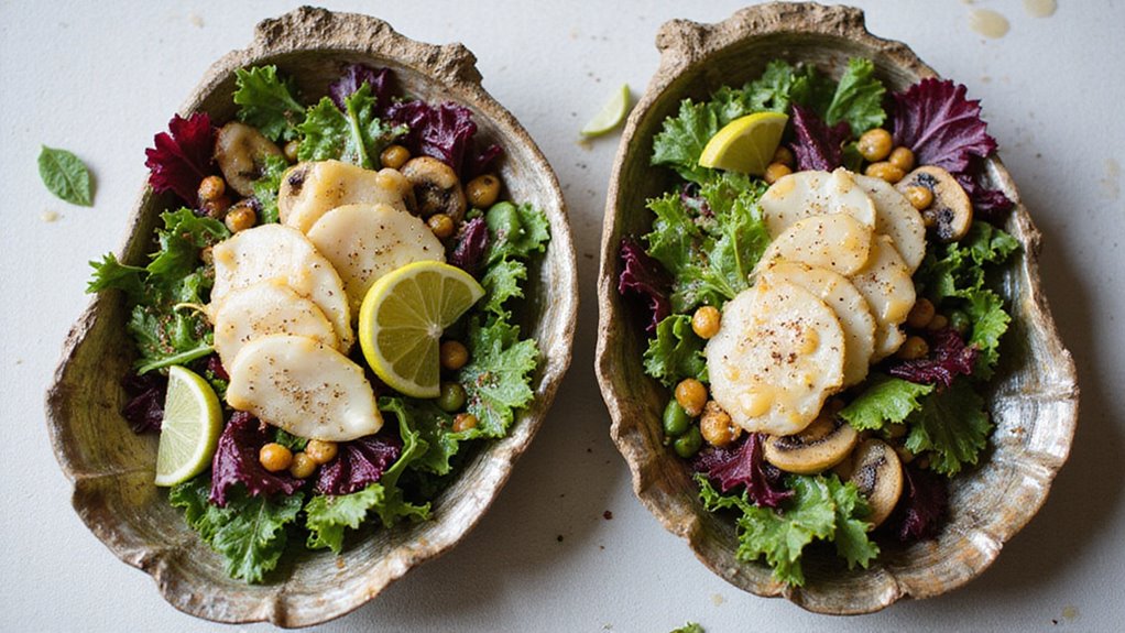Abalone Salad With Dressing