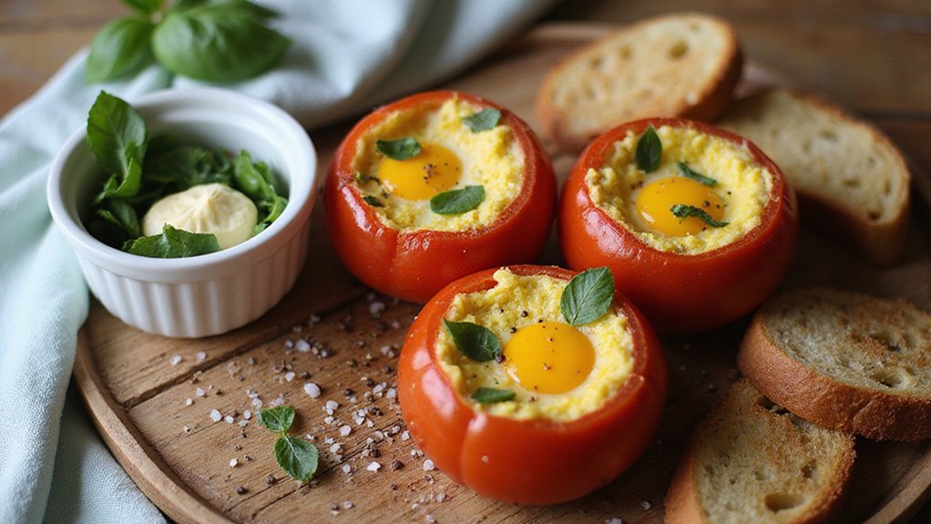 Baked Tomato Egg Cups