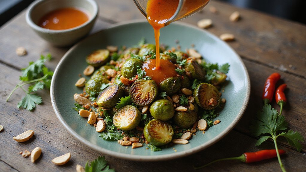 Brussels Sprouts With Sambal Sauce