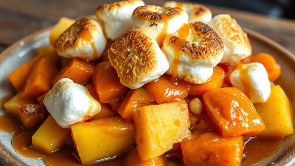 Caramelized Sweet Potato Pineapple Marshmallow Recipe 1 Caramelized Sweet Potato Dessert Recipe