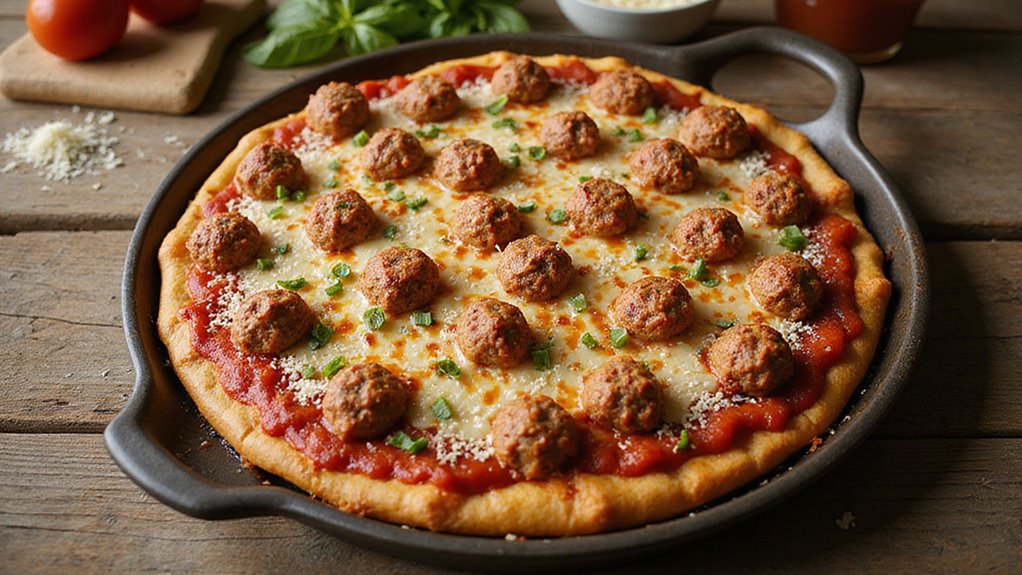 Cheesy Meatball Pizza Casserole Recipe 1 Cheesy Meatball Pizza Casserole