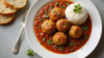 comforting plant based meatballs