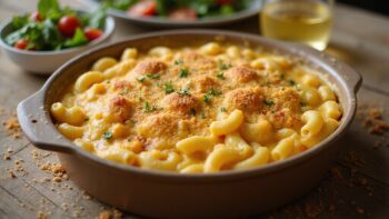 creamy baked macaroni cheese