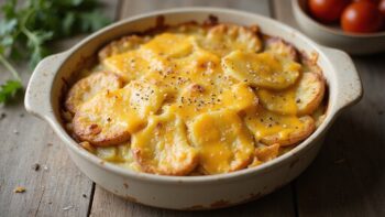 creamy cheesy potato dish