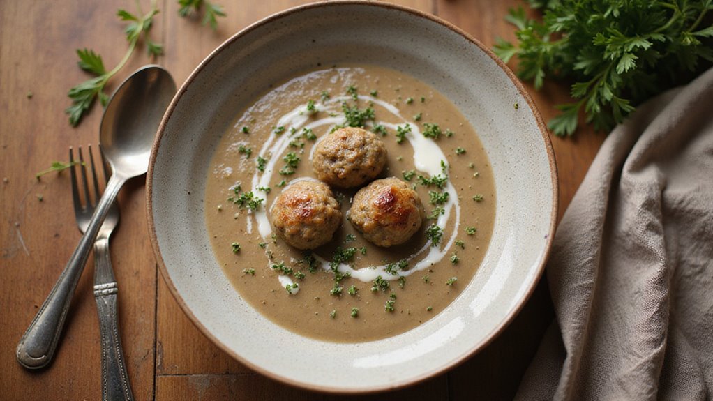 Creamy Mushroom Soup Recipe For Swedish Meatballs 1 Creamy Mushroom Soup Recipe