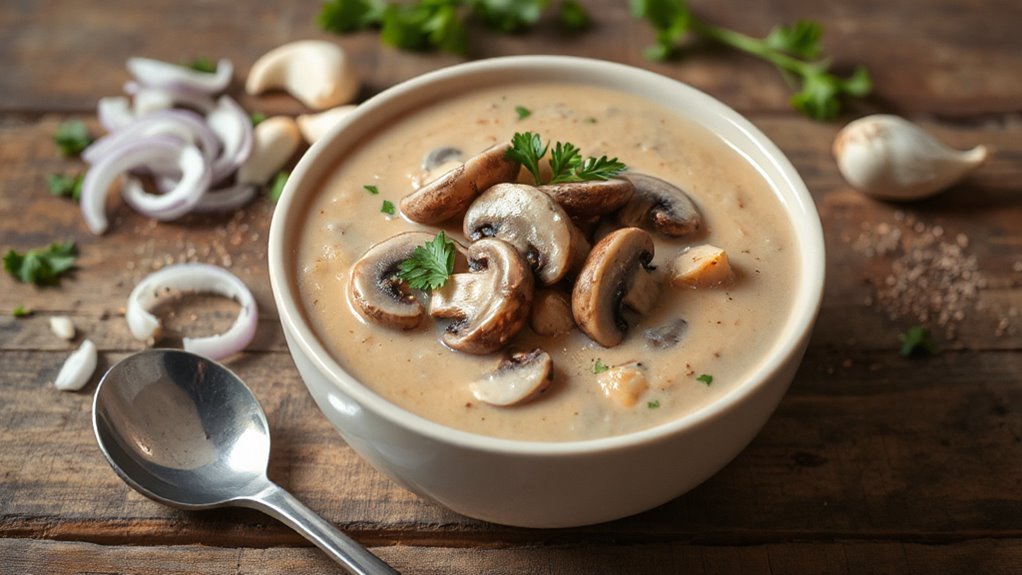 Creamy Mushroom Soup Recipe For Swedish Meatballs 1 Creamy Mushroom Soup Recipe