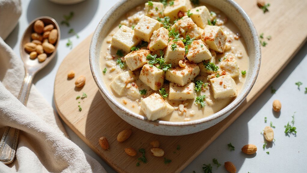Creamy Peanut Tofu Recipe