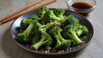 crisp chinese broccoli glaze